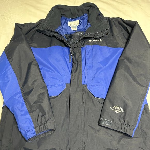 Men’s COLUMBIA Blue Interchange Jacket - Picture 1 of 16